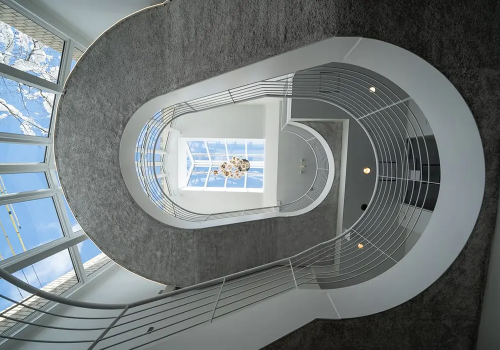 Blue Star Hotel Stairs