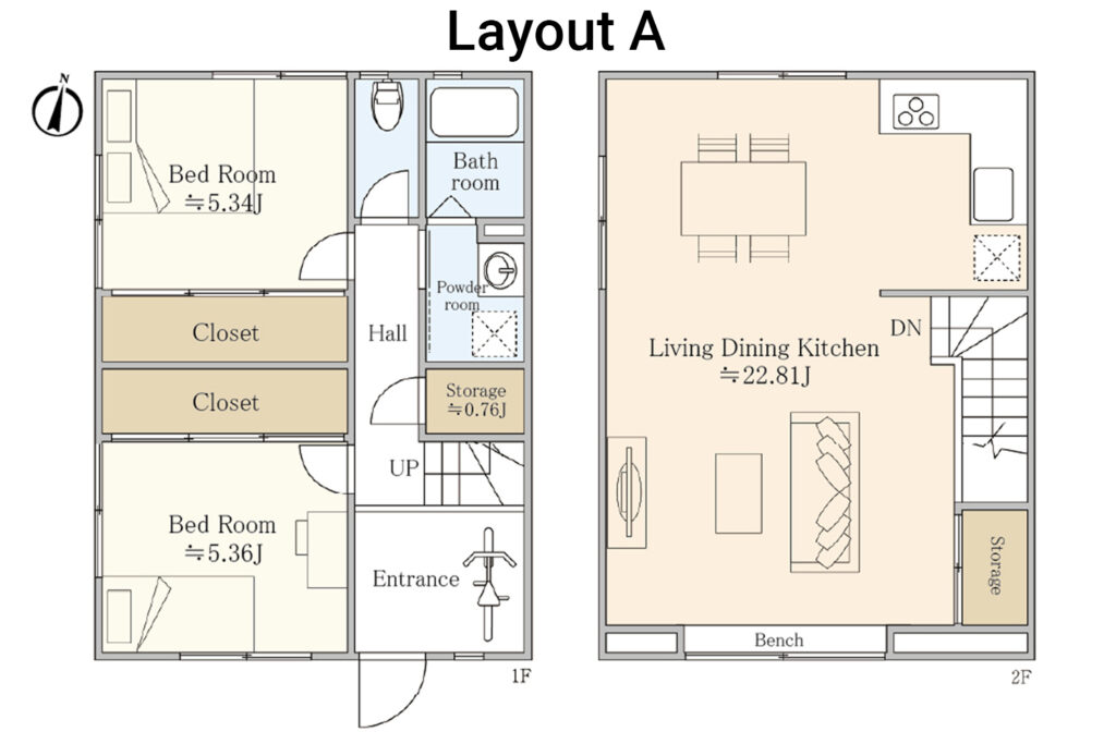 Iwatake Terrace Rental Property Floor Plan A
